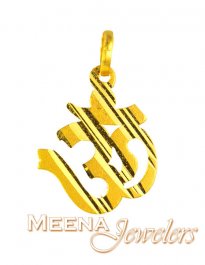 22Kt Om Pendant