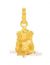 Ganesh Pendant (22K Gold)