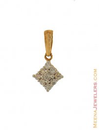 Gold Diamond Pendant (22k)