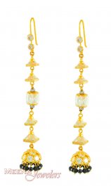 22Kt Gold Hook Earrings