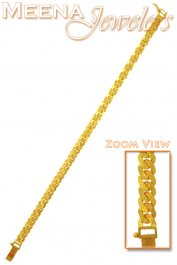 22Kt Gold   Mens Bracelet ( Men`s Bracelets )