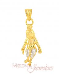Gold Krishna Pendant