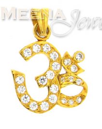 22 Kt Gold Pendant ( Om Pendants )