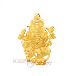 Gold Ganesh Pendant