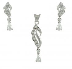 White Gold Pendant Set ( White Gold Pendant Sets )