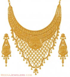 Bridal Filigree Necklace Set