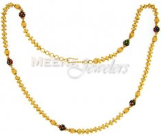 22 Kt Gold Fancy Long Chain