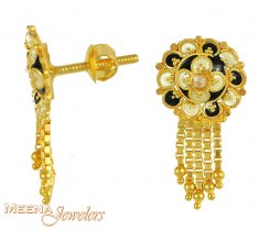 Gold Earrings with Hangings