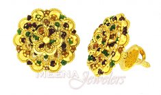 Gold Tops with enamel work