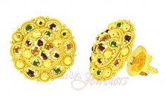 Gold Tops with enamel work