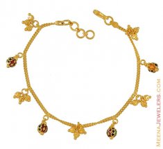 Meenakari dangling bracelet