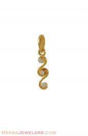 18K Designer Diamond Pendant