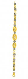 22k Two tone Bracelet ( Ladies Bracelets )