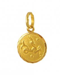 22Kt Gold Capricorn Pendant ( Zodiac Gold Pendants )