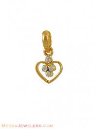Heart shaped Diamond Pendant (18k)