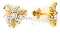 22 Kt Gold Signity Earring ( Signity Earrings )
