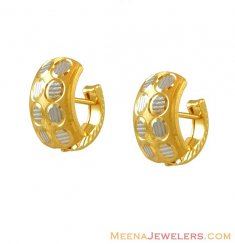 22k Rhodium Finish Clip Ons