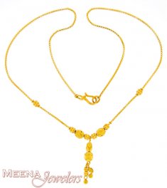 22Kt Gold Dokya  Chains ( 22Kt Gold Fancy Chains )