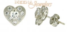 18Kt White Gold Earring