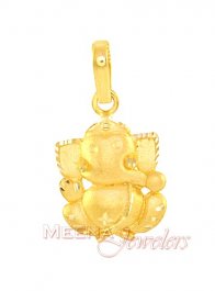 Gold Ganesh Pendant