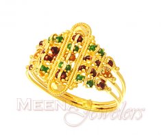 Enamel Paint Ladies Ring