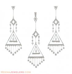 18K Designer Pendant Set