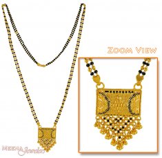 22Kt Gold Long Mangalsutra