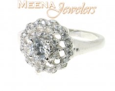 18 Kt White Gold Ladies Ring