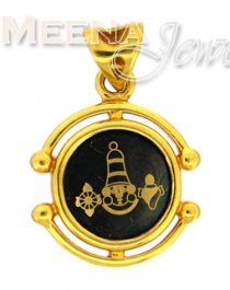 22 Kt Gold Balaji Pendant