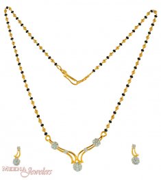 22k MangalSutra and Earrings set ( MangalSutras )