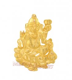 Gold Ganesh Pendant (22karat)