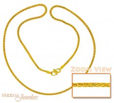 22 Kt Gold Mens  Chain ( Men`s Gold Chains )