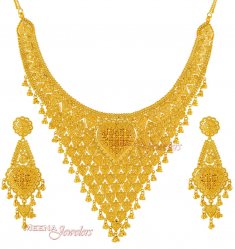Gold Bridal Necklace Set ( Bridal Necklace Sets )