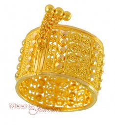 22Kt Gold Wide Band ( Ladies Gold Ring )