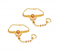 gold baby bracelets bracelet 22kt 22k filigree traditional rings designs tone multi indian babies