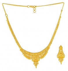 Gold Light Necklace Set