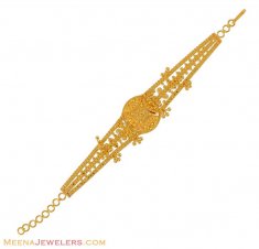 22K Gold Fancy Bracelet ( Ladies Bracelets )