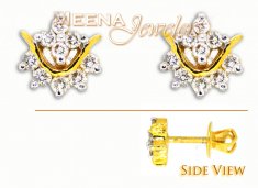 Genuine Diamond Earrings