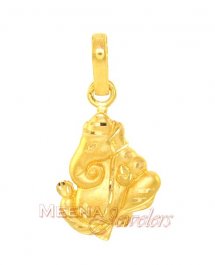 Gold Ganesh Pendant