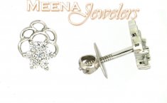 18Kt White Gold Earring