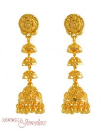 22Kt Gold Fancy Earrings