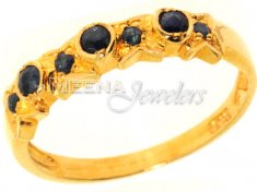 Gold Ring with Saffire