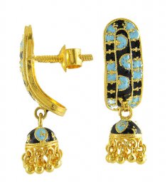 22Kt Gold Designer Earrings