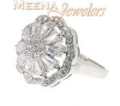 18Kt White Gold Ladies Ring