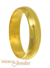 22K Plain Wedding Band