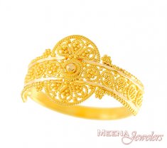 22Kt Gold Indian Ring ( Ladies Gold Ring )