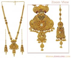 Antique bridal necklace set (22k Gold)