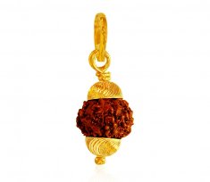 22k Gold Rudraksha Pendant ( Ganesh, Laxmi and other God Pendants )