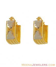 Fancy( 2 Tone) Clip On Earrings