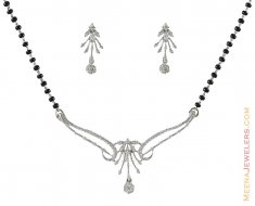 18Kt Gold Diamond Mangalsutra Set ( Diamond MangalSutras )